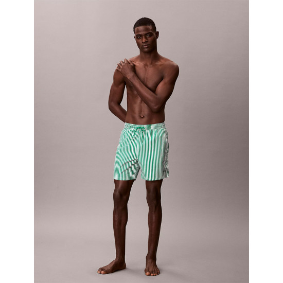 Calvin Klein Ανδρικό μαγιό Medium Drawstring Swim Shorts - CK Monogram